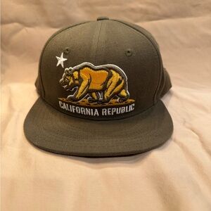 California Republic Olive Green Hat